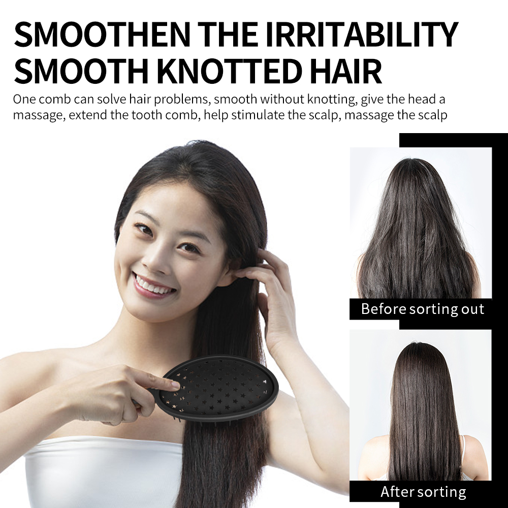 Wet Brush Detangling Hair